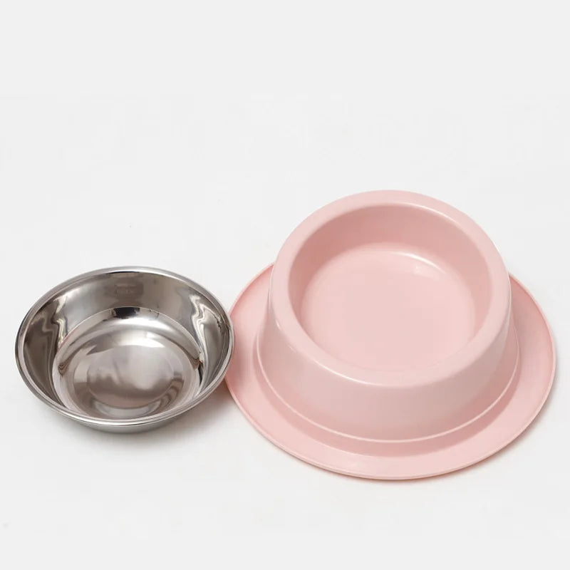 Cat Feeder Slope Anti-Ant Food Bowl for Cat Pet Accessories Dog Bowl Quality Stainless Steel Container for Cats Pet Supplies