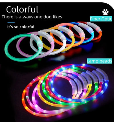Rechargeable 40/50/70cm Dog Collar