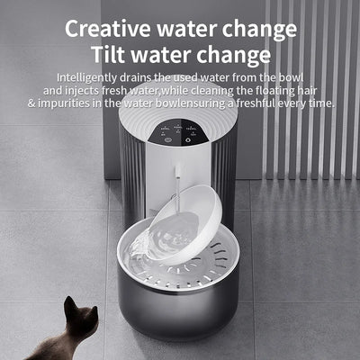 3L Wireless Automatic Pet Water Fountain Rechargeable