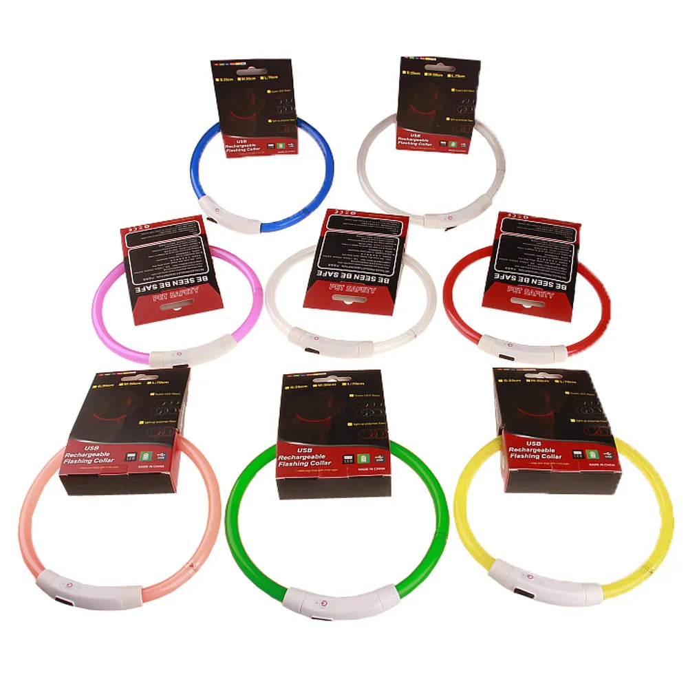 Rechargeable Waterproof Led Dog Collar