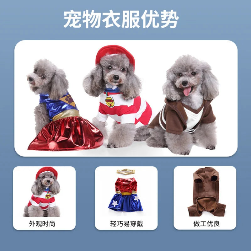 E-Commerce Pet Clothes Christmas Old Man Dog Clothes Halloween Pet Clothes Pumpkin Pet Costume Wizard Clothes