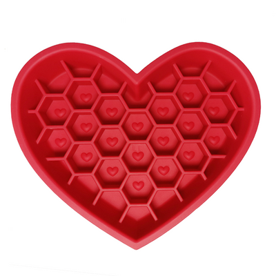Pet Silicone Slow Feeder -Heart Shaped Dog Bowl Dongguan Spark Precision Manufacturing Technology CO.,LTD