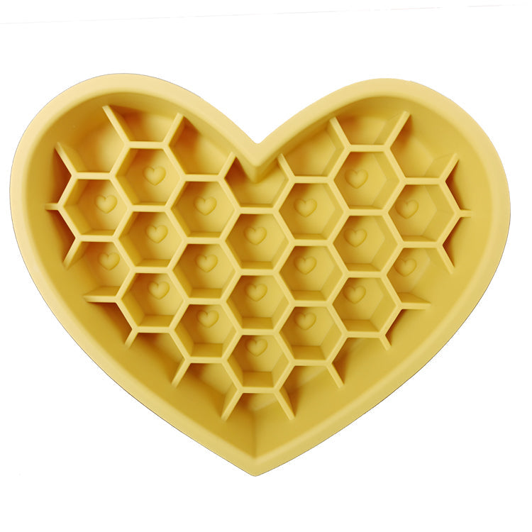 Pet Silicone Slow Feeder -Heart Shaped Dog Bowl Dongguan Spark Precision Manufacturing Technology CO.,LTD