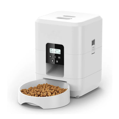 2L Pet Feeder Timing Smart Automatic Dog Pet Feeder For Cats Dog Button WIFI APP Intelligent Dry Food Dispenser Dog Bowl