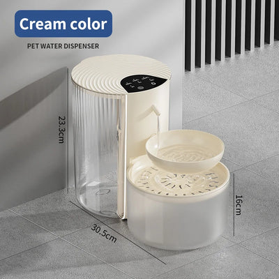 3L Wireless Automatic Pet Water Fountain Rechargeable