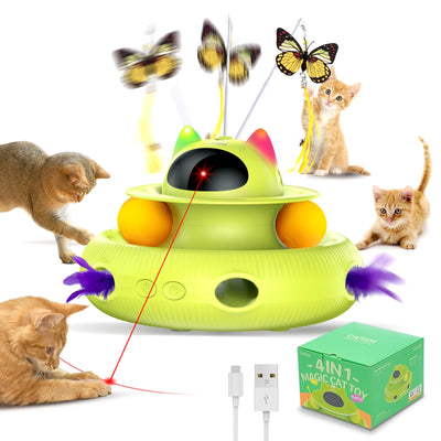 CATISM Upgraded Pet Toys Cat Toys, KM25 Magic Box Cat Teaser