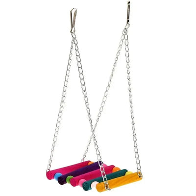 Bird Toys Set Swing Chewing Training Toys