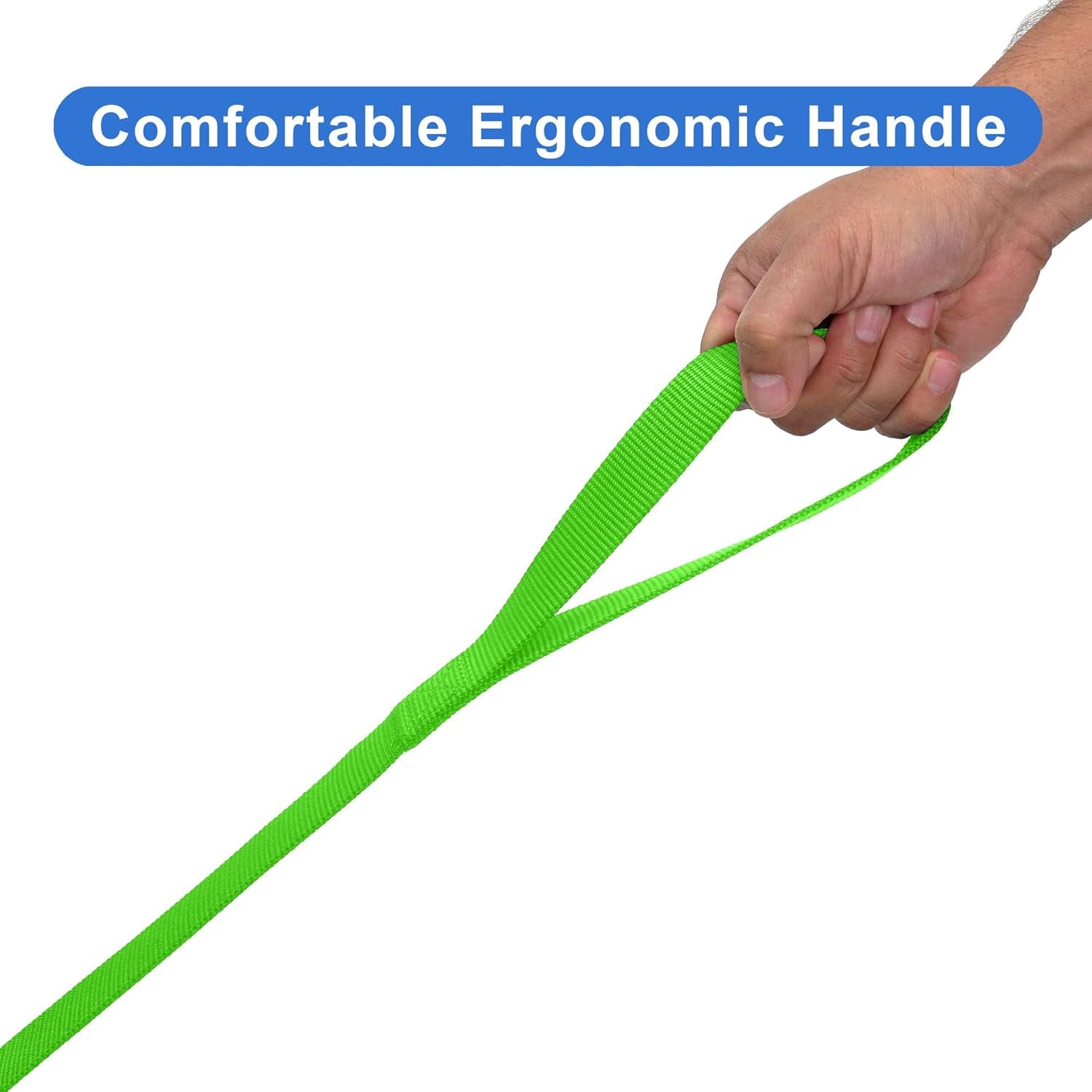 6 FT Solid Color Leash for Puppy - Comfortable Handle Dog Training Leash - 6 Ft - Extra Small/Small - Green