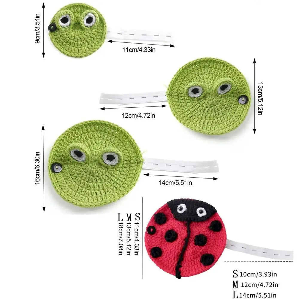 Funny Cartoon Turtle Sweater Frog Knitted Pet Tortoise Clothes Flexible Fit Warm Pet Turtle Outfit Tortoises Supply