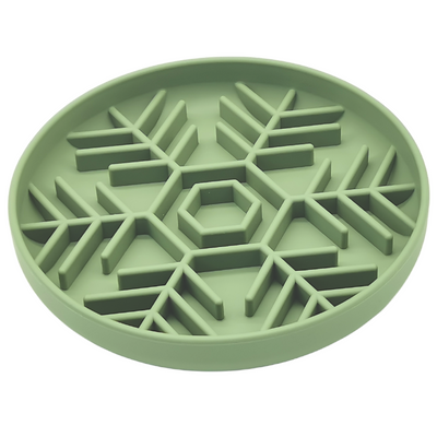 Pet Silicone Slow Feeder -snowflake Shaped Dog Bowl Dongguan Spark Precision Manufacturing Technology CO.,LTD