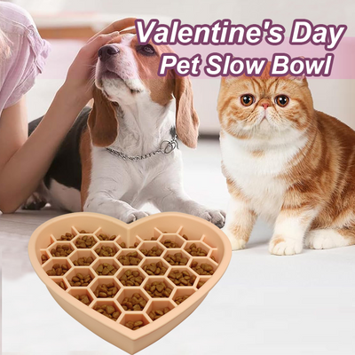 Pet Silicone Slow Feeder -Heart Shaped Dog Bowl Dongguan Spark Precision Manufacturing Technology CO.,LTD