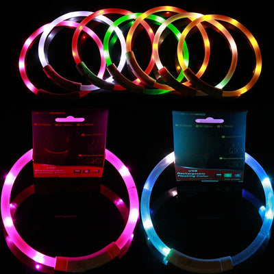 Rechargeable Waterproof Led Dog Collar