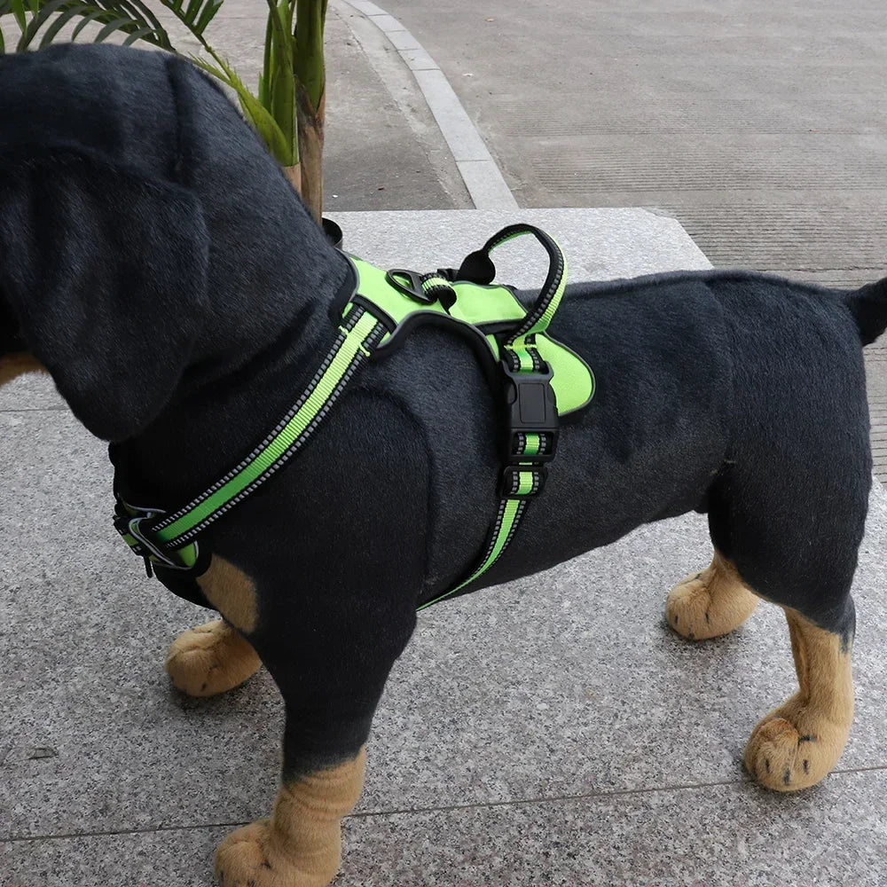 Adjustable Nylon Dog Harness Vest Reflective Soft Breathable