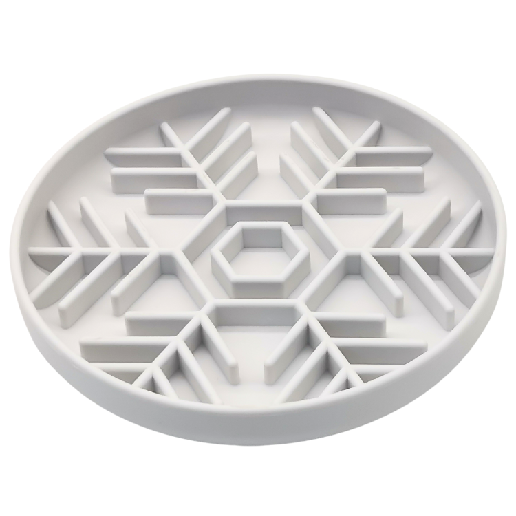 Pet Silicone Slow Feeder -snowflake Shaped Dog Bowl Dongguan Spark Precision Manufacturing Technology CO.,LTD
