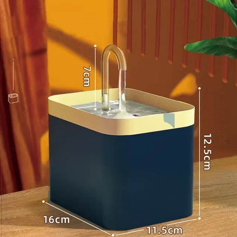 Cat Water Fountain - 1.5L Ultra-Quiet Cat Water Fountain - Smart Pet Hydration with Filter System - View 9