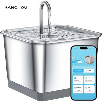 Stainless Steel Water Fountain For Cat