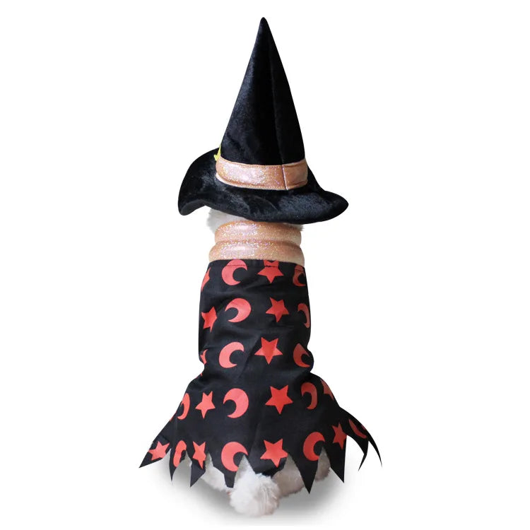 E-Commerce Pet Clothes Christmas Old Man Dog Clothes Halloween Pet Clothes Pumpkin Pet Costume Wizard Clothes