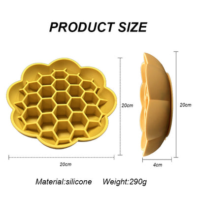 Pet Silicone Slow Feeder -Sunflower Shaped Dog Bowl Dongguan Spark Precision Manufacturing Technology CO.,LTD