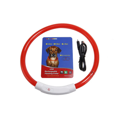 Rechargeable Waterproof Led Dog Collar