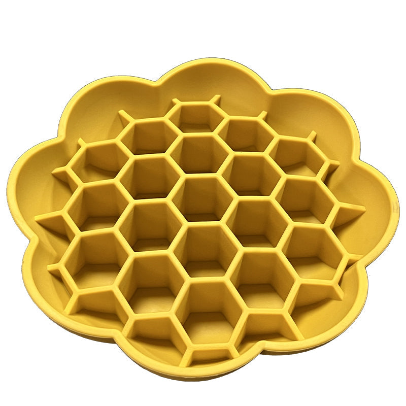 Pet Silicone Slow Feeder -Sunflower Shaped Dog Bowl Dongguan Spark Precision Manufacturing Technology CO.,LTD