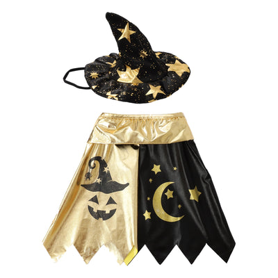 Pet Halloween Costumes Cute Dog Cat Doctor Clothes Halloween Witch Hat Wizard Cape Cosplay Outfit Pet Performance Play Date Suit