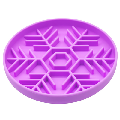 Pet Silicone Slow Feeder -snowflake Shaped Dog Bowl Dongguan Spark Precision Manufacturing Technology CO.,LTD