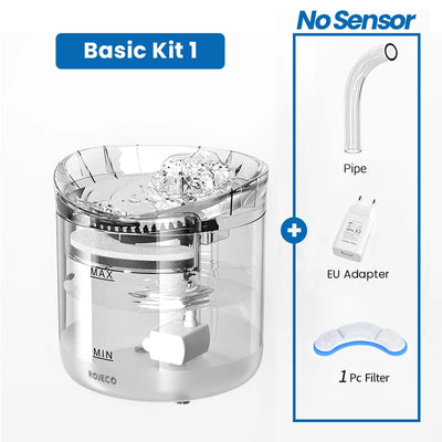 ROJECO Cat Water Fountain Automatic Pet Water Dispenser
