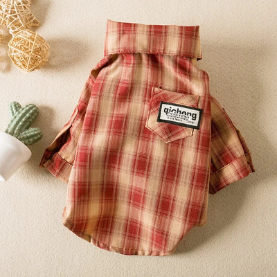 Summer Breathable Dog Shirt – Fashion Dog Clothes, Cute Thin Puppy Jacket, Classic Plaid Cat Shirt, Pet Vest Coat, Chihuahua Costumes.