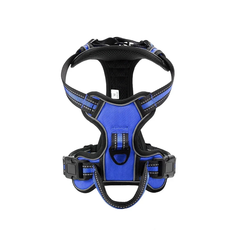 Adjustable Nylon Dog Harness Vest Reflective Soft Breathable