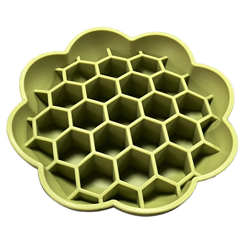 Pet Silicone Slow Feeder -Sunflower Shaped Dog Bowl Dongguan Spark Precision Manufacturing Technology CO.,LTD