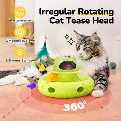 CATISM Upgraded Pet Toys Cat Toys, KM25 Magic Box Cat Teaser