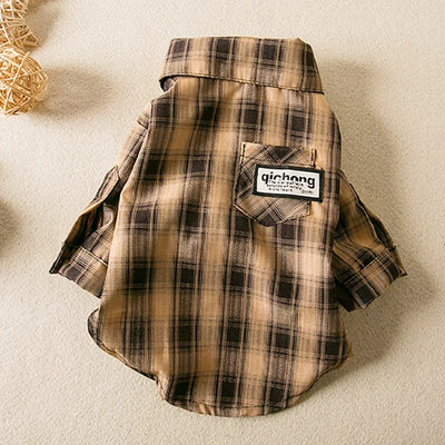 Summer Breathable Dog Shirt – Fashion Dog Clothes, Cute Thin Puppy Jacket, Classic Plaid Cat Shirt, Pet Vest Coat, Chihuahua Costumes.