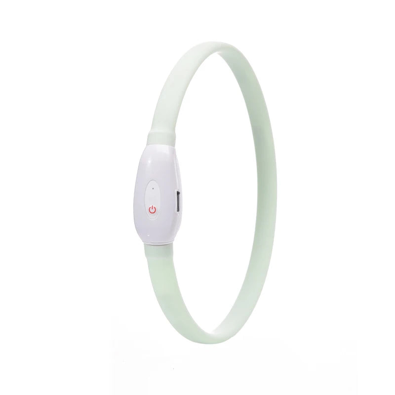 RGB Discolor Glowing Collar For Dogs