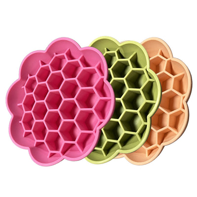 Pet Silicone Slow Feeder -Sunflower Shaped Dog Bowl Dongguan Spark Precision Manufacturing Technology CO.,LTD