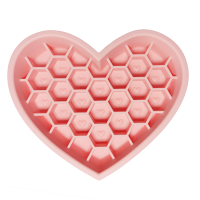 Pet Silicone Slow Feeder -Heart Shaped Dog Bowl Dongguan Spark Precision Manufacturing Technology CO.,LTD