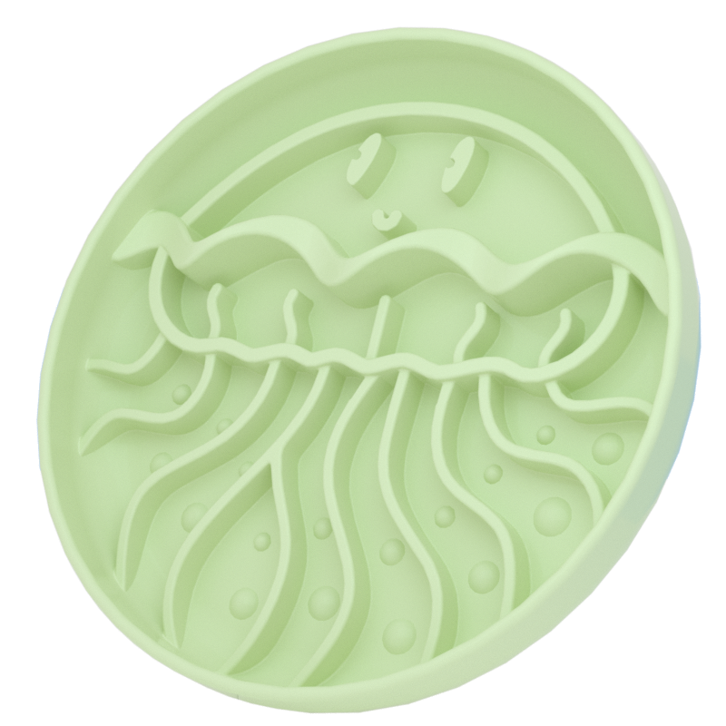 Pet Silicone Slow Feeder - Jellyfish Shaped Dog Bowl Dongguan Spark Precision Manufacturing Technology CO.,LTD