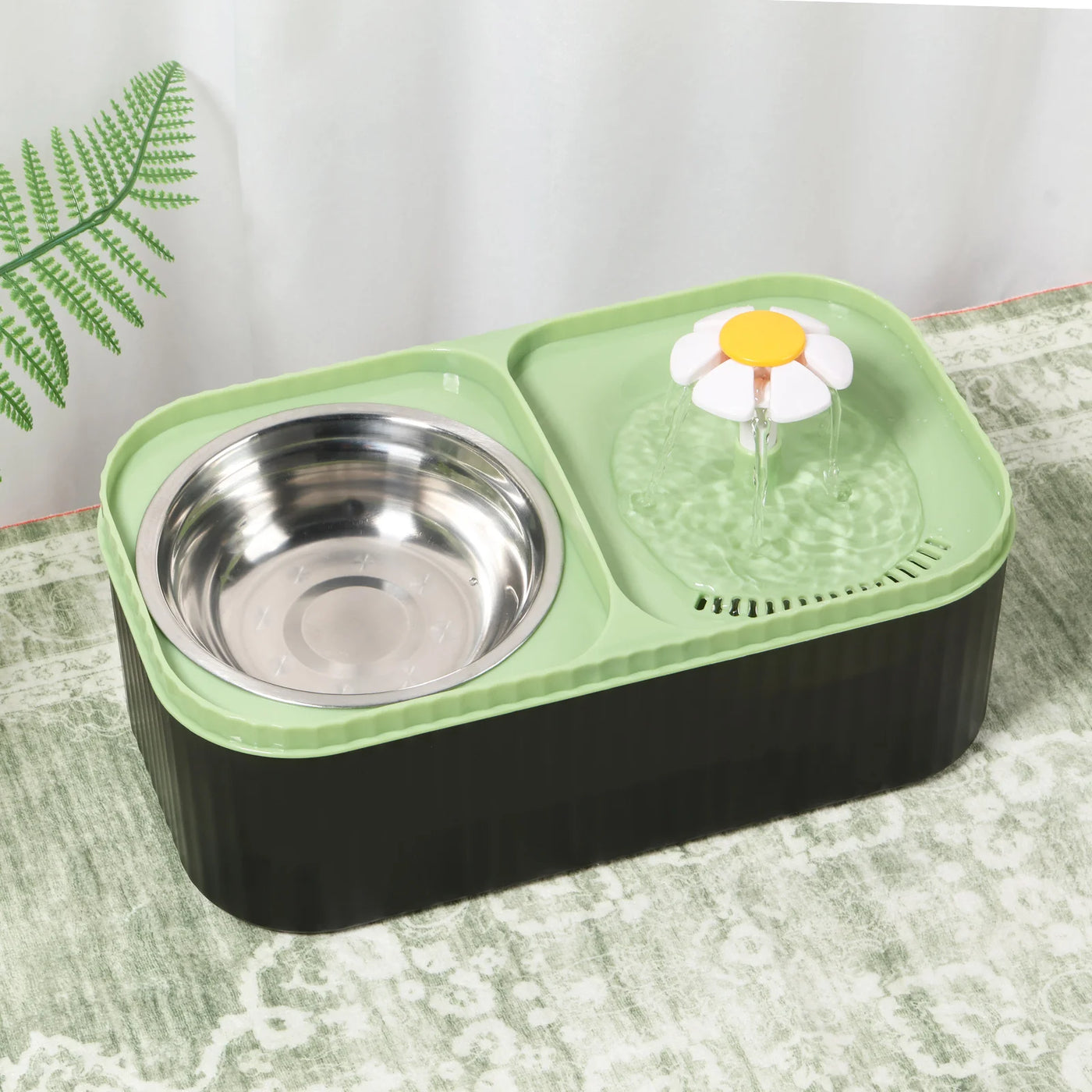 Pet Water Fountain Automatic Cat Food Bowl