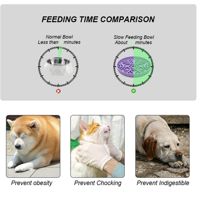 Pet Silicone Slow Feeder -snowflake Shaped Dog Bowl Dongguan Spark Precision Manufacturing Technology CO.,LTD