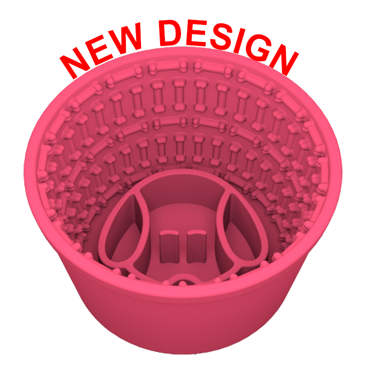 Pet Silicone Slow Feeder -Silicone Slow Cup For Pet Dongguan Spark Precision Manufacturing Technology CO.,LTD