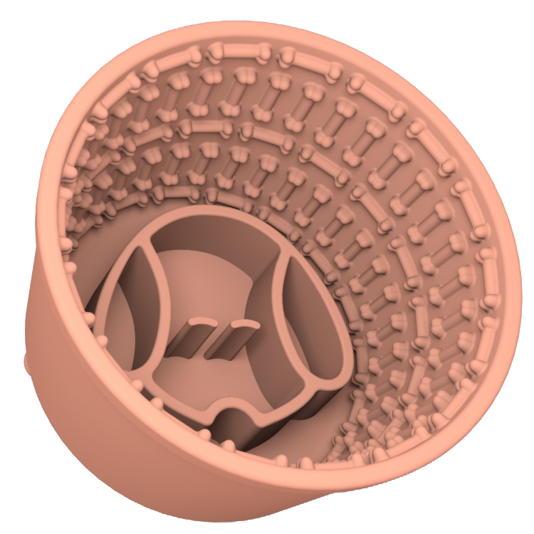Pet Silicone Slow Feeder -Silicone Slow Cup For Pet Dongguan Spark Precision Manufacturing Technology CO.,LTD