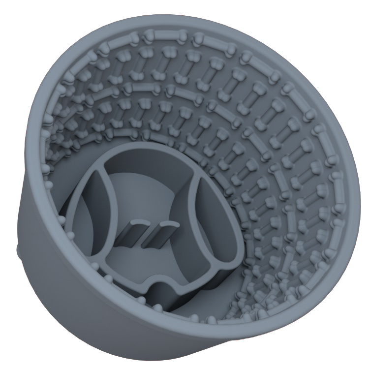 Pet Silicone Slow Feeder -Silicone Slow Cup For Pet Dongguan Spark Precision Manufacturing Technology CO.,LTD