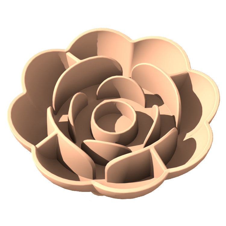 Pet Silicone Slow Feeder -rose Shaped Dog Bowl Dongguan Spark Precision Manufacturing Technology CO.,LTD