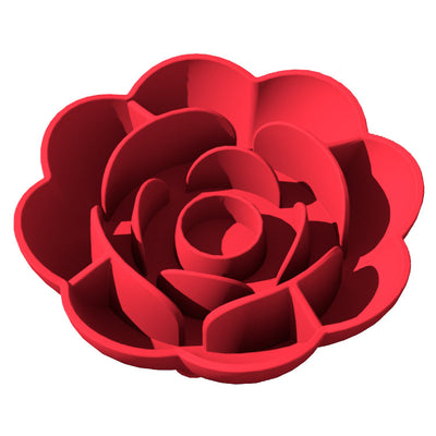 Pet Silicone Slow Feeder -rose Shaped Dog Bowl Dongguan Spark Precision Manufacturing Technology CO.,LTD