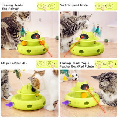 CATISM Upgraded Pet Toys Cat Toys, KM25 Magic Box Cat Teaser