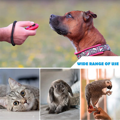 Dog Training Clicker with Adjustable Wrist Strap