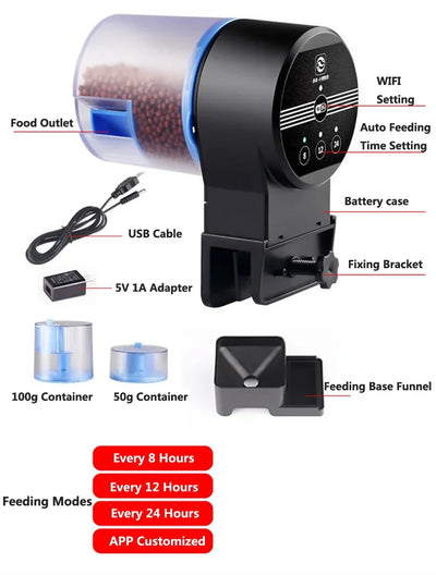 Automatic Feeder Goldfish Dispenser