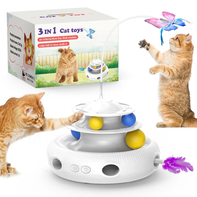 Chargeable Cat Laser Interactive Indoor Cat Puzzle Pet Toys Automatic