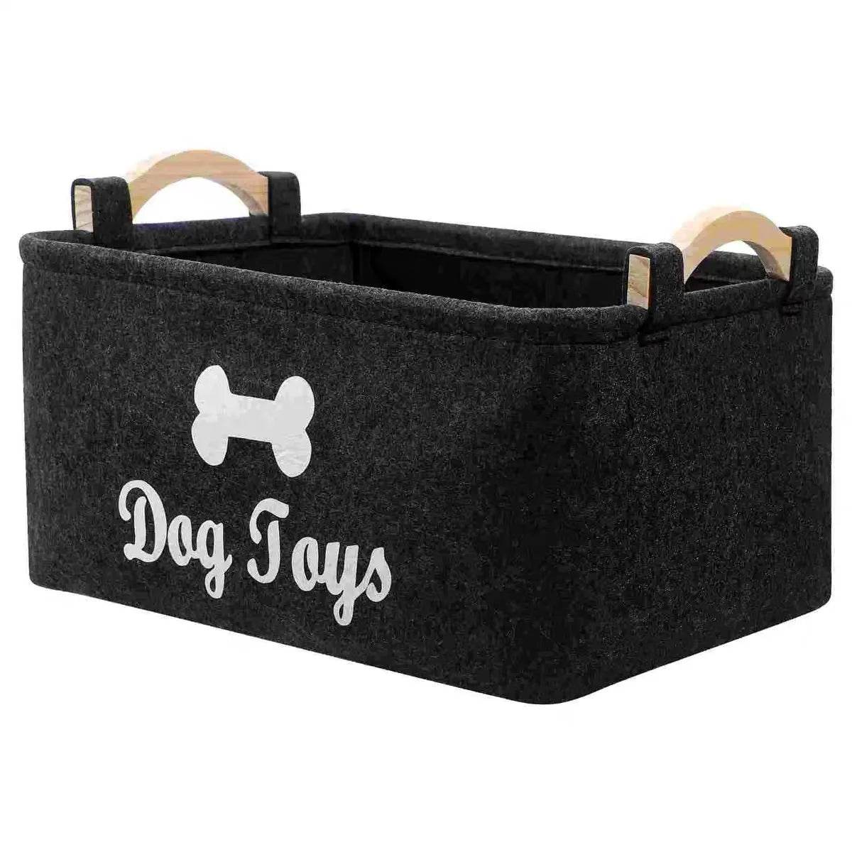 A Cat and Dog Toy Storage Box with Various Styles and Types, Made of Felt and Does Not Fade. - thunderthump