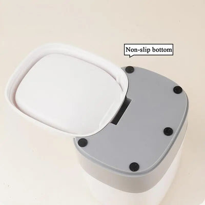 1.5L Press Automatic Cat Feeder with Bowl Dog Food Dispenser Slow Feeding Bowl Interactive Enrichment Toy for Small Medium Puppy
