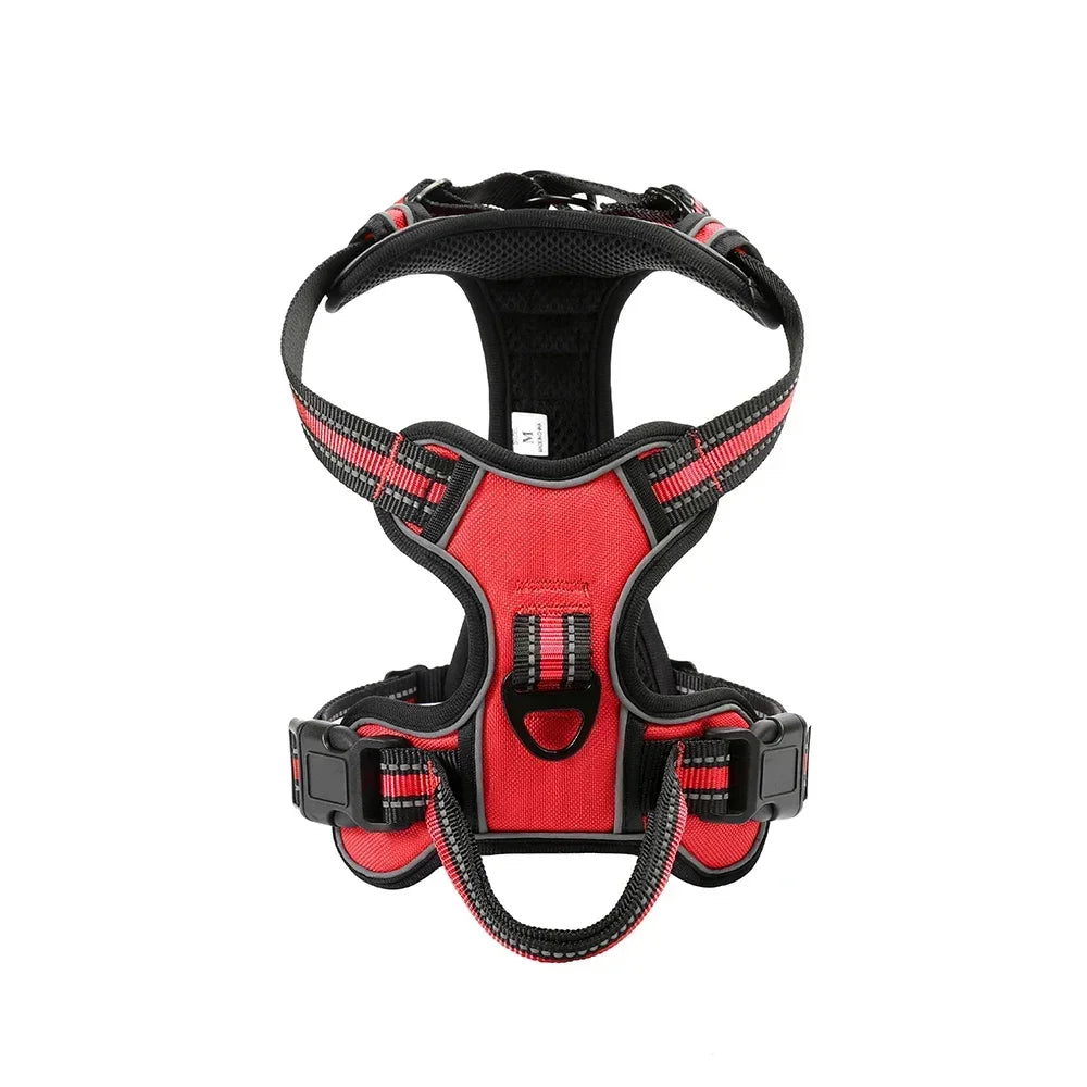 Adjustable Nylon Dog Harness Vest Reflective Soft Breathable